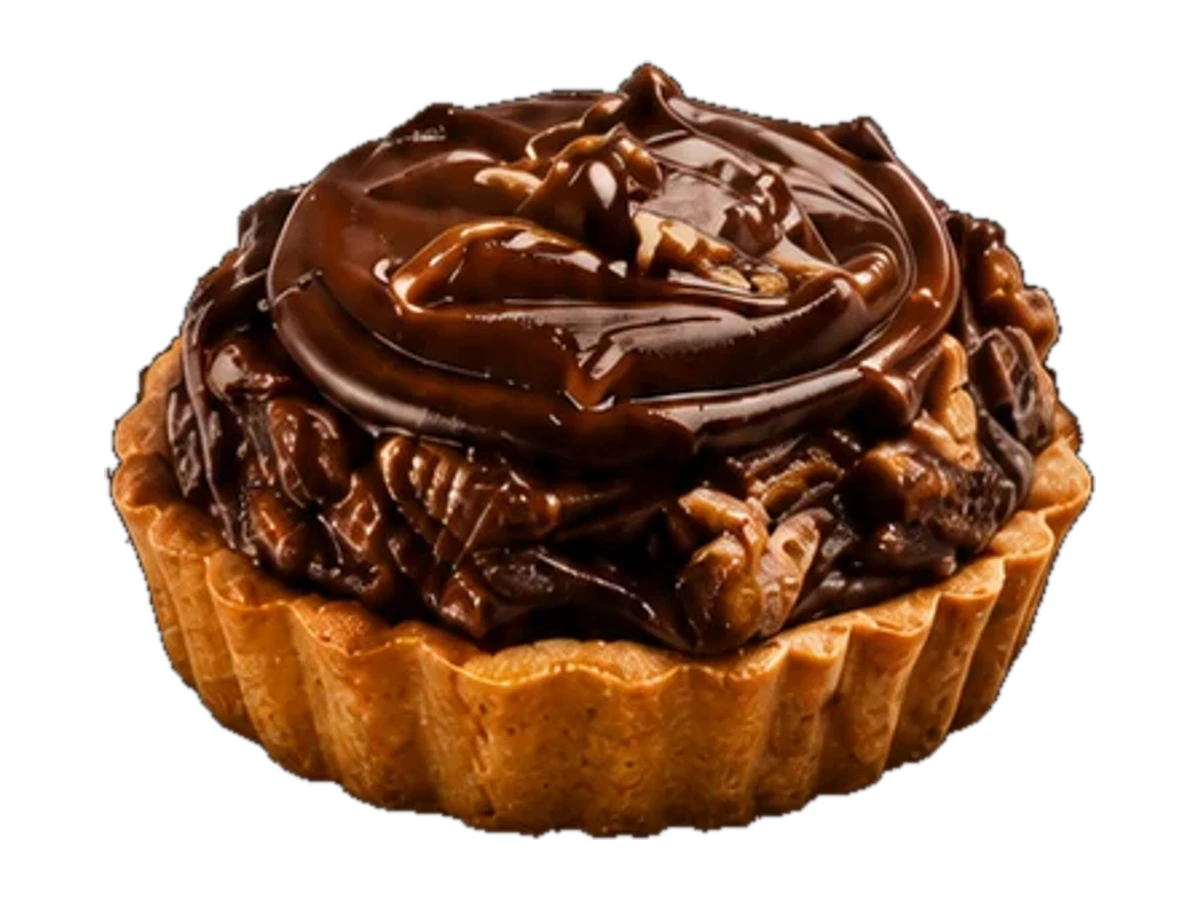 Tartaleta de Chocolate con Caramelo y Nueces